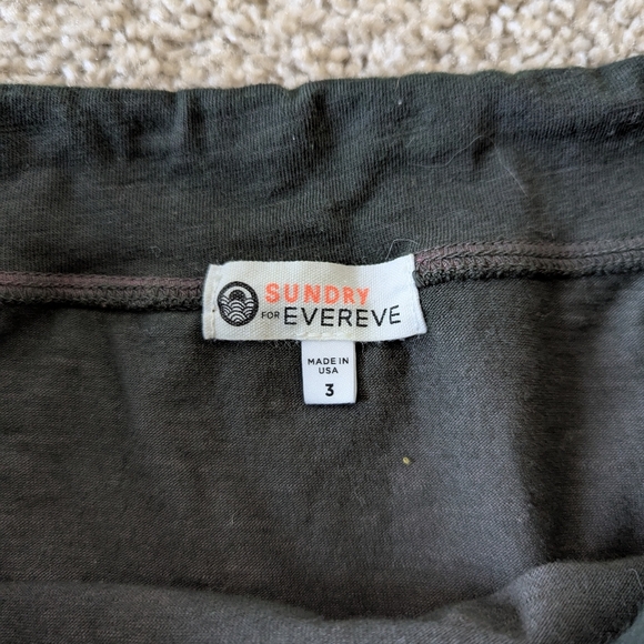 Sundry for Evereve Colorblock Cotton Blend Pocketed Skirt - Women's Large (3) - Picture 2 of 8